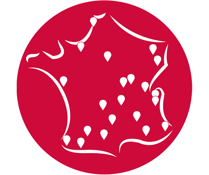 Carte de France Charmhotel